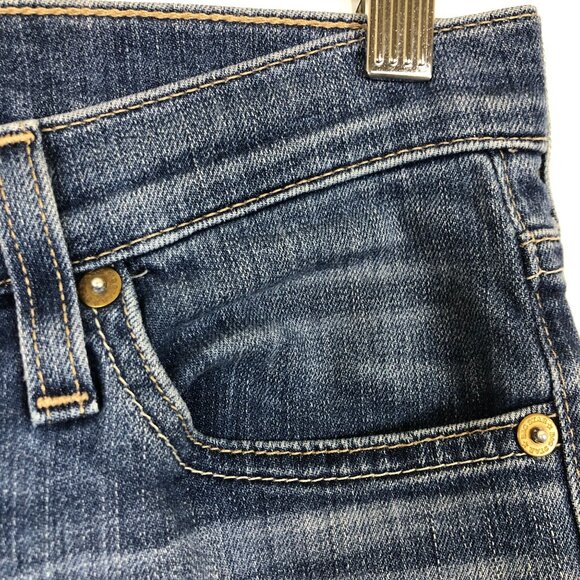 Big Star Alex Skinny Jeans Womens 27 Medium Wash Selvage Hem - Picture 8 of 13